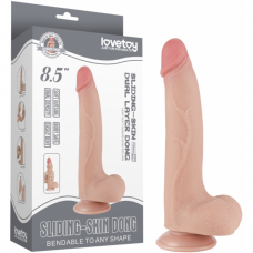 Реалистичный фалоимитатор - Sliding-Skin Dual Layer Dong 8.5" (17 см) Flesh #1